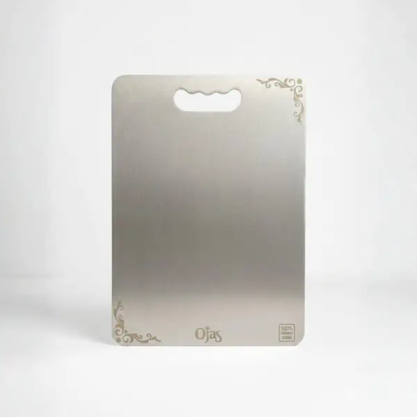 Ojas Stainless Steel Chopping Board (33.5 × 23.5 cm)