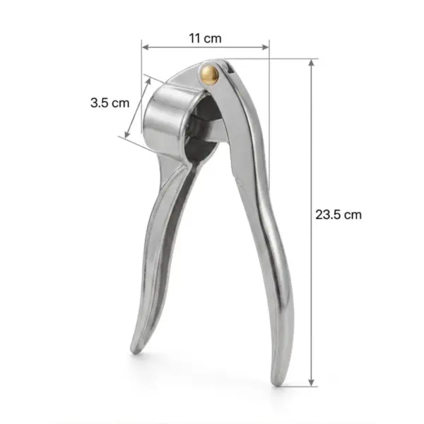 Ojas Stainless Steel Garlic Crusher
