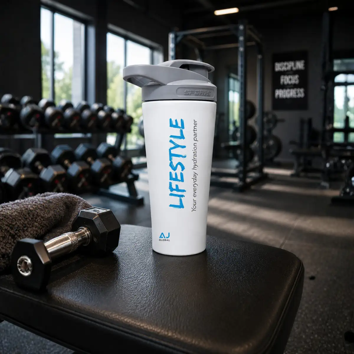 Stainless Steel Shaker Bottle - Image 2